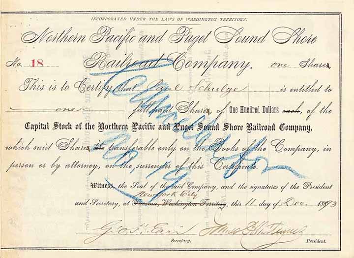 Northern Pacific & Puget Sound Shore Railroad