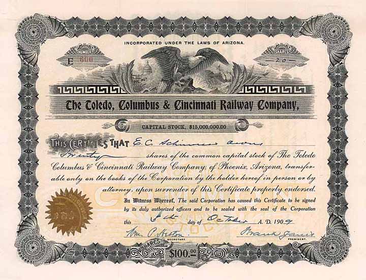 Toledo, Columbus & Cincinnati Railway