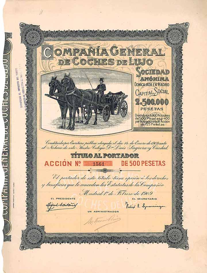 Cia. General de Coches de Lujo S.A.