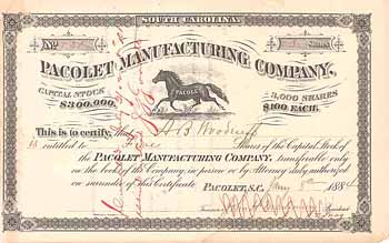 Pacolet Manufacturing