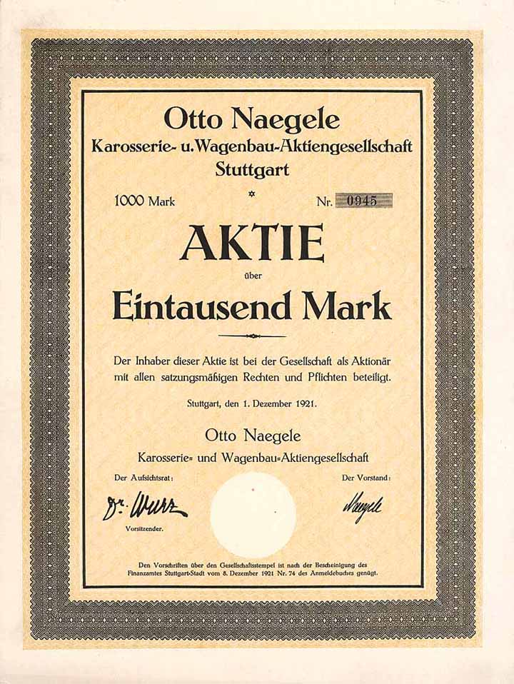 Otto Naegele Karosserie- u. Wagenbau-AG