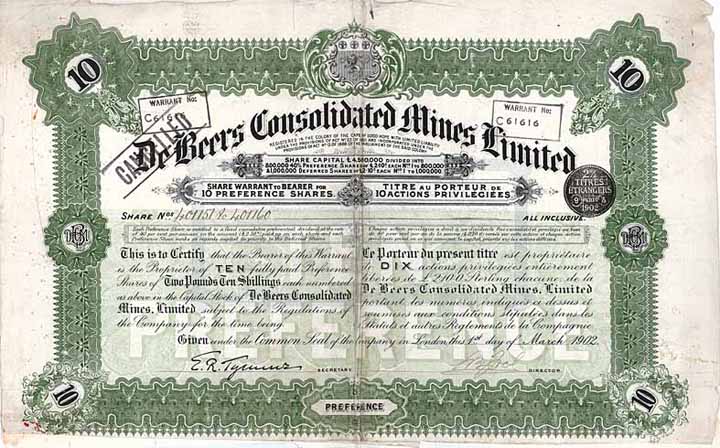 De Beers Consolidated Mines Limited