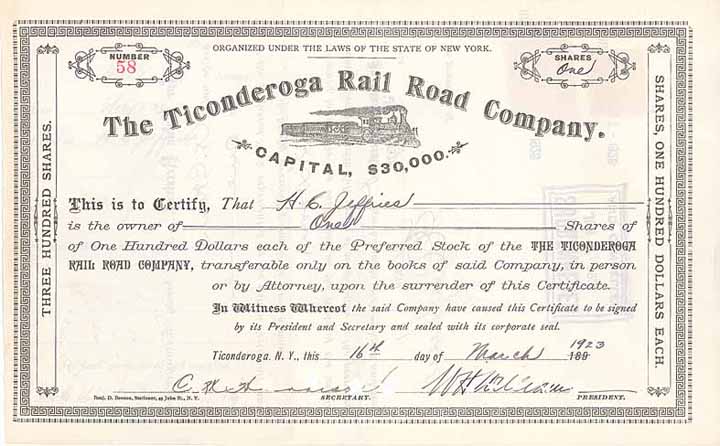 Ticonderoga Railroad