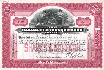 Havana Central Railroad (OU Baron Bruno Schroder)