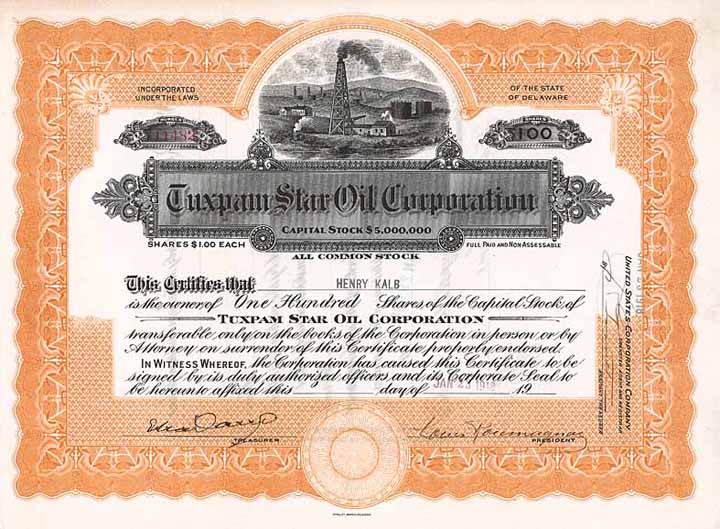 Tuxpam Star Oil Corp.
