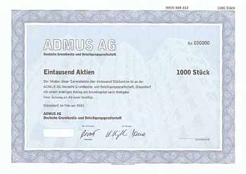ADMUS AG Deutsche Grundbesitz- und Beteiligungsgesellschaft