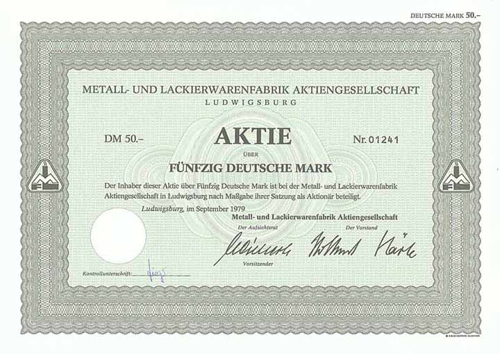 Metall- und Lackierwarenfabrik AG
