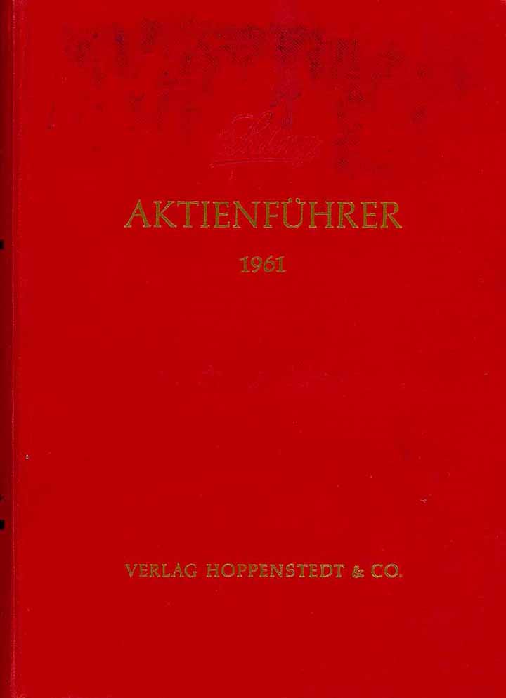 Saling Aktienführer 1961