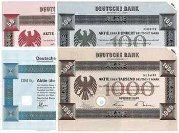 Deutsche Bank AG (4 Stücke)