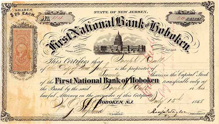 First National Bank of Hoboken, N.J.