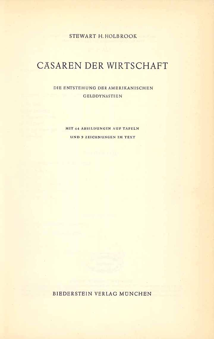 Cäsaren der Wirtschaft - Die Entstehung der amerikanischen Gelddynastien