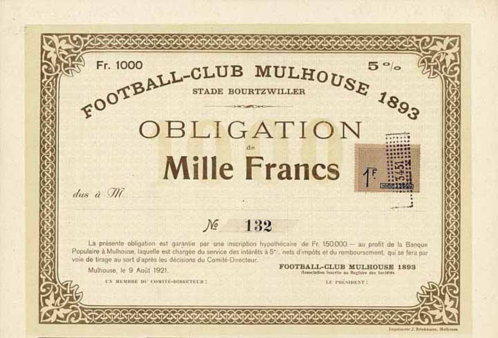 Football-Club Mulhouse 1893 Stade Bourtzwiller