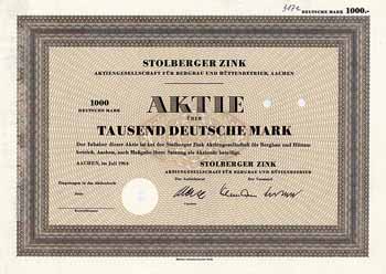 Stolberger Zink AG für Bergbau und Hüttenbetrieb