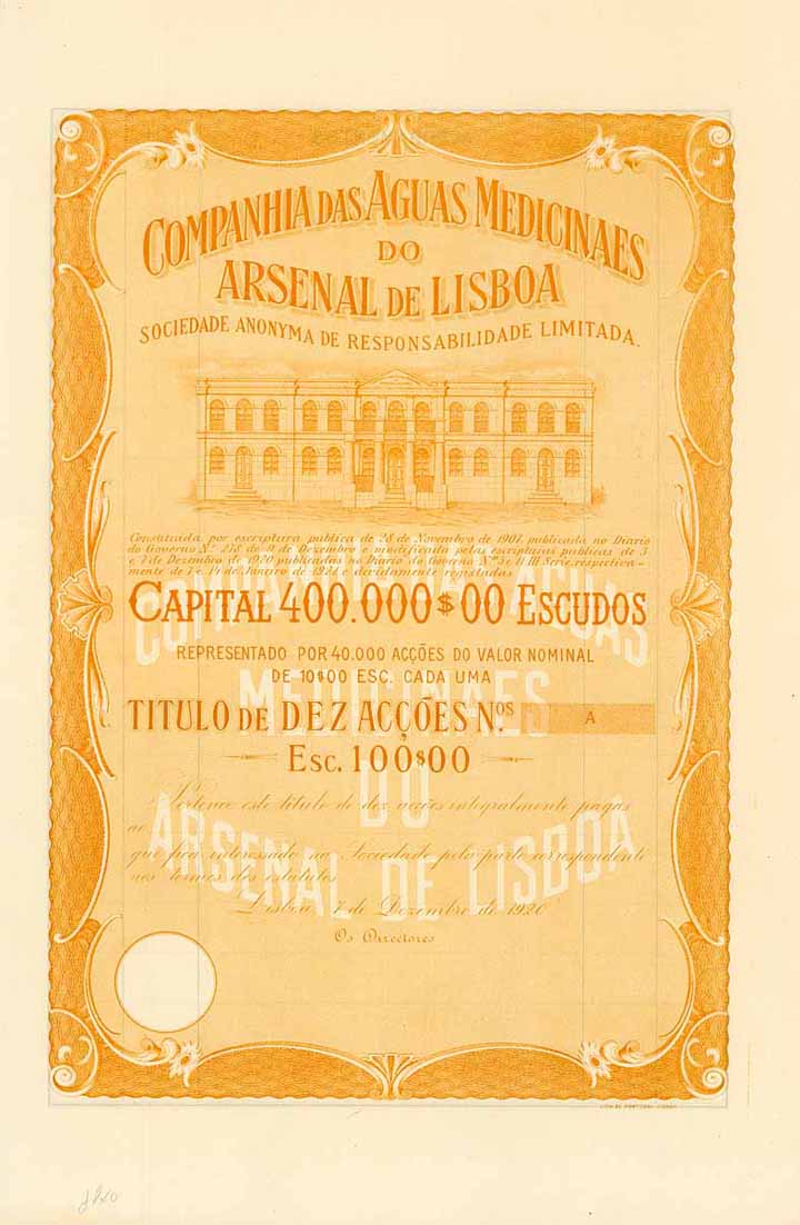 Cia. das Aguas Medicinaes do Arsenal de Lisboa S.A.