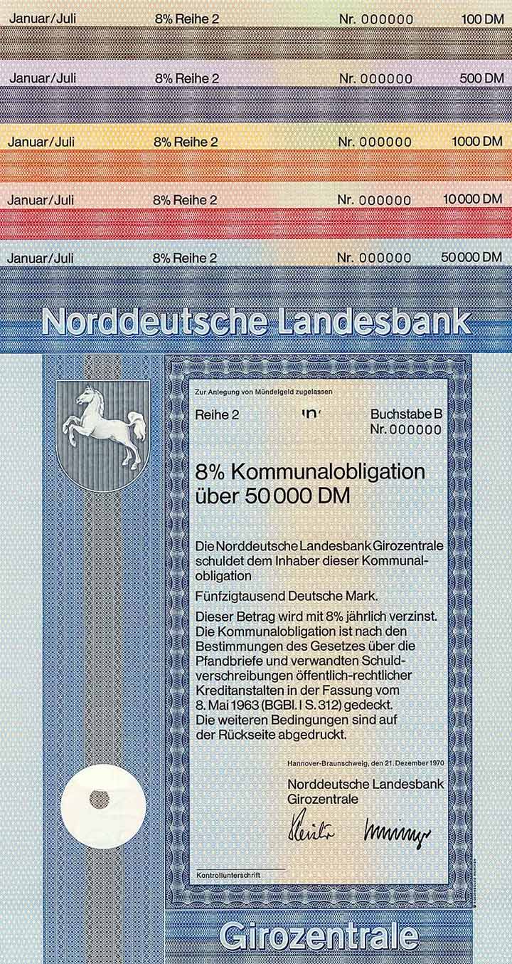 Norddeutsche Landesbank (5 Stücke)