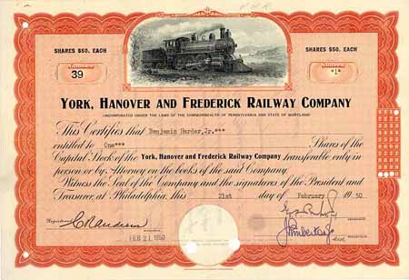 York, Hanover & Frederick Railway