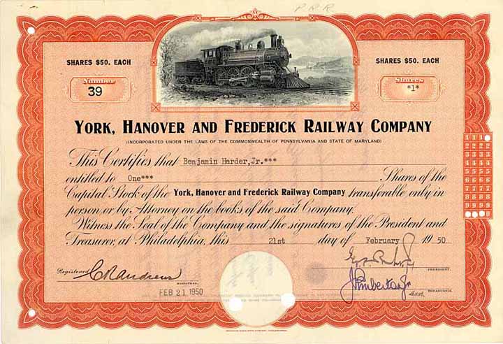 York, Hanover & Frederick Railway