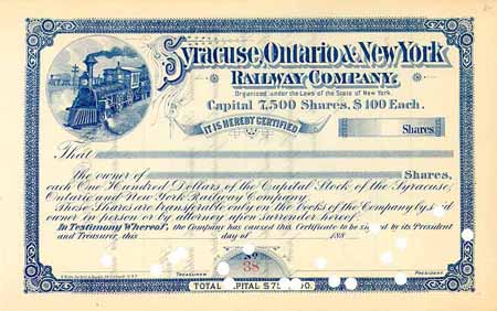Syracuse, Ontario & New York Railway