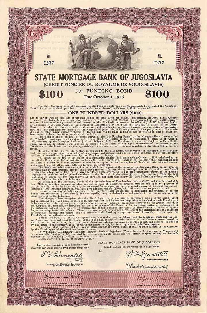 State Mortgage Bank of Jugoslavia