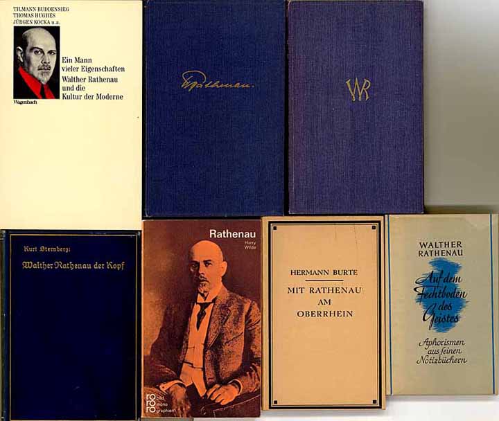 Walther Rathenau Literatur-Konvolut (7 Stück)