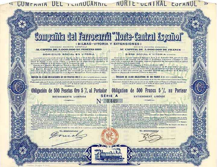 Cia. del Ferrocarril „Norte-Central Espanol“ S.A.