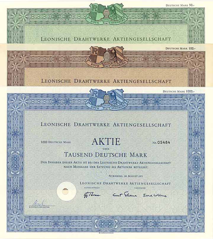 Leonische Drahtwerke AG (6 Stücke)