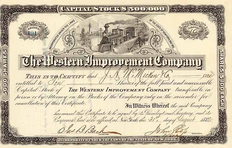 Western Improvement Co.