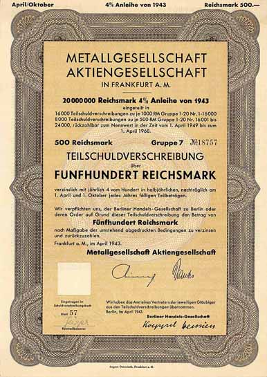 Metallgesellschaft AG