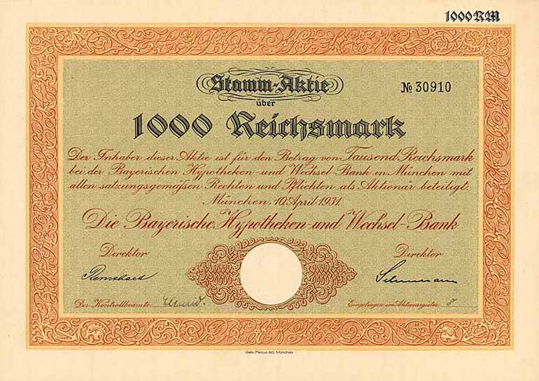 Bayerische Hypotheken- und Wechsel-Bank