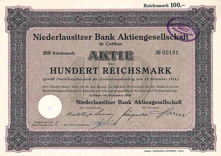 Niederlausitzer Bank AG