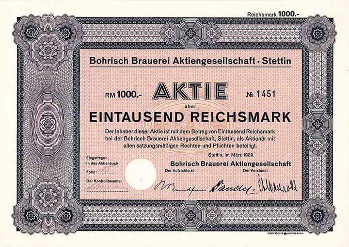 Bohrisch Brauerei AG