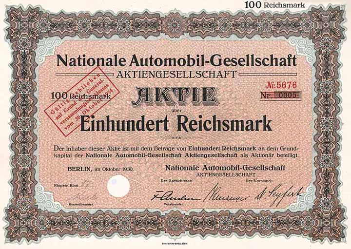 Nationale Automobil-Gesellschaft AG