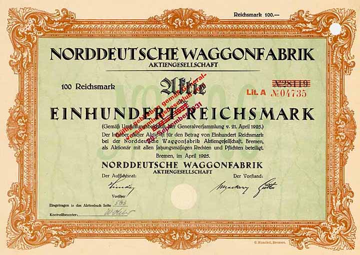 Norddeutsche Waggonfabrik AG