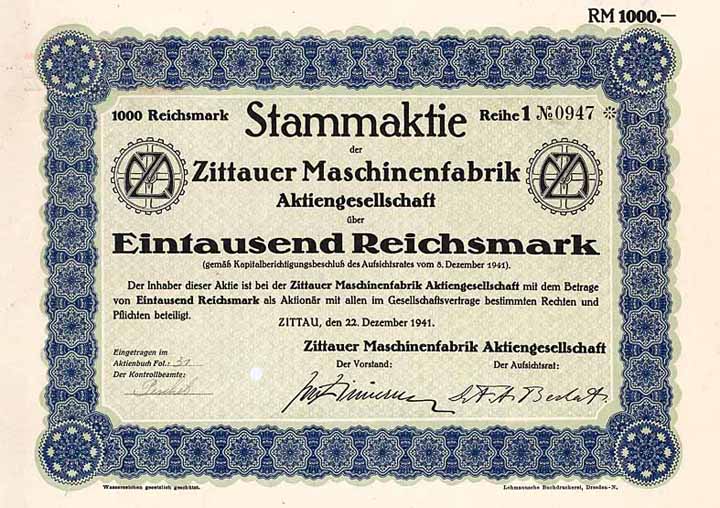 Zittauer Maschinenfabrik AG