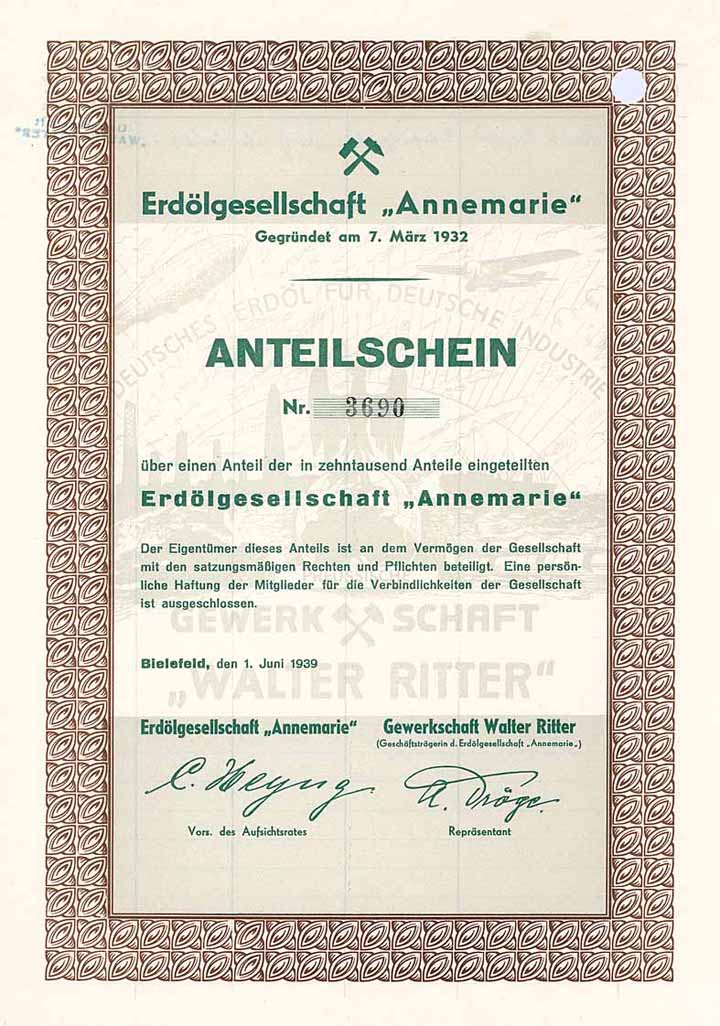 Erdölgesellschaft "Annemarie"