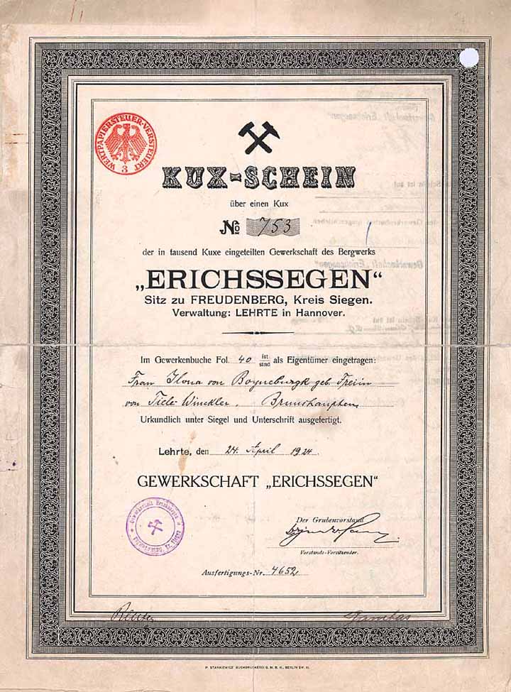 Gewerkschaft Erichssegen