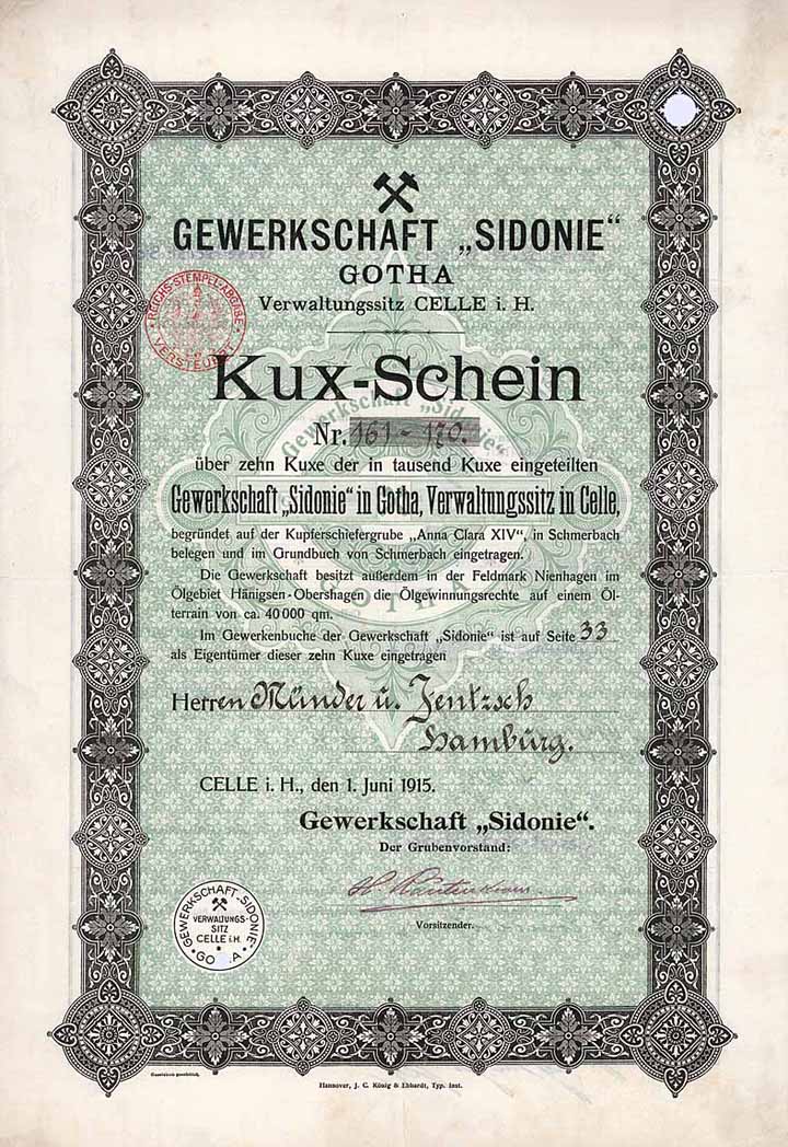 Gewerkschaft “Sidonie”