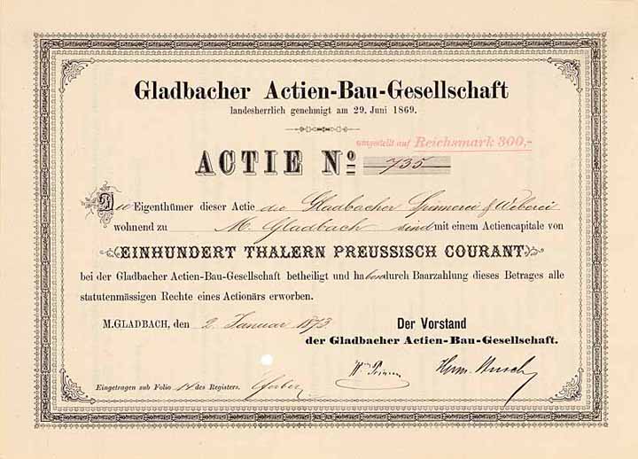 Gladbacher Actien-Bau-Gesellschaft