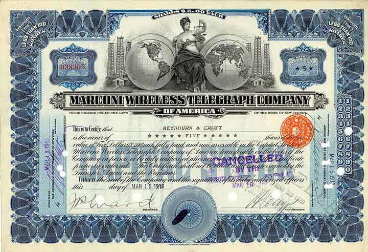 Marconi Wireless Telegraph Co. of America