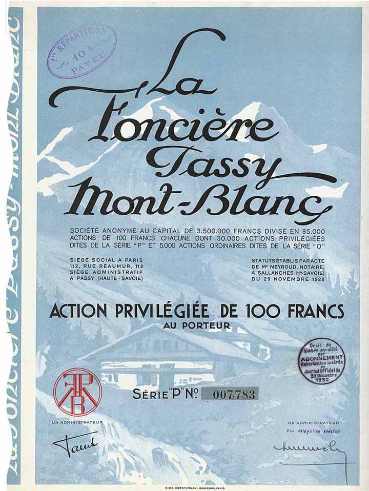 La Fonciere Passy Mont-Blanc S.A.