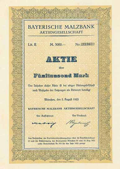 Bayerische Malzbank AG