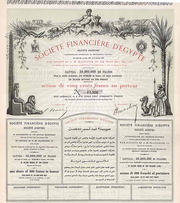 Soc. Financière d'Égypte S.A.