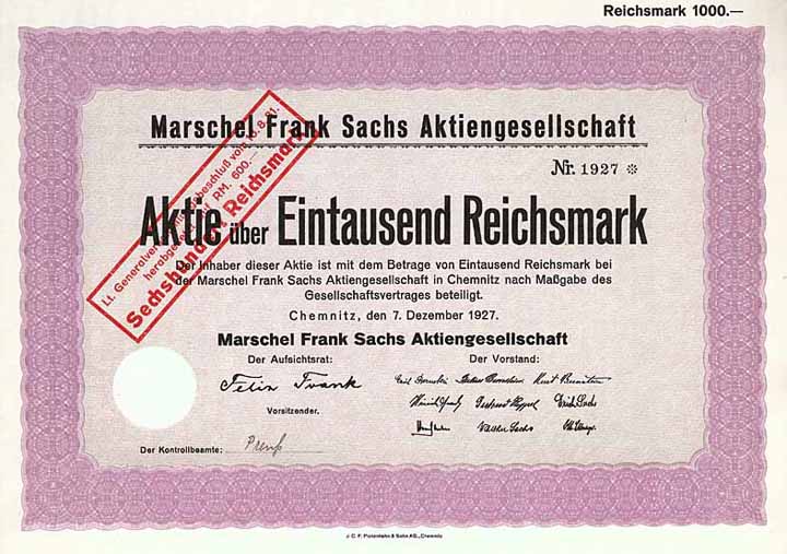 Marschel Frank Sachs AG