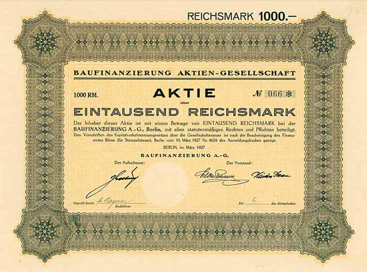 Baufinanzierung AG