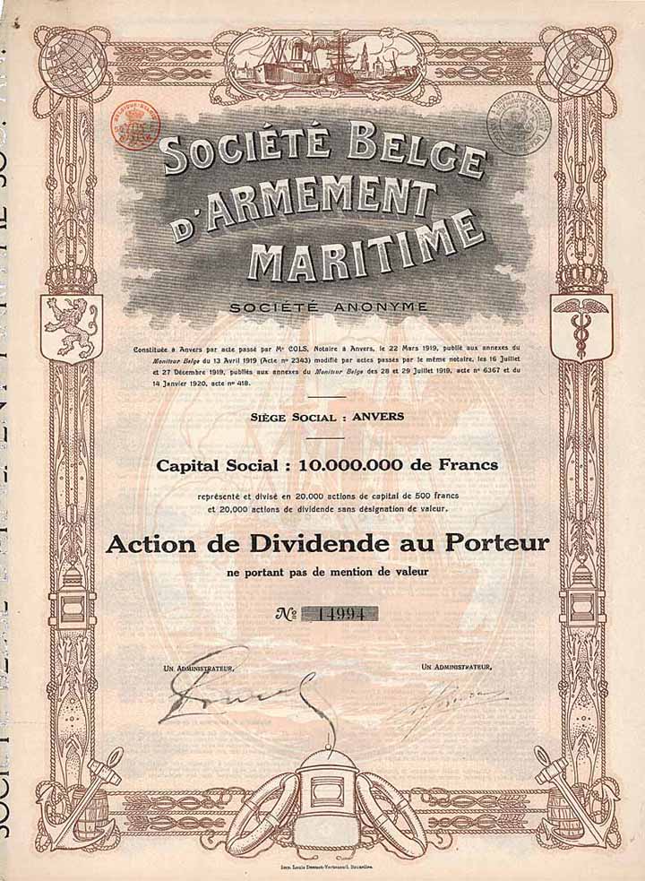 Soc. Belge d'Armement Maritime S.A.