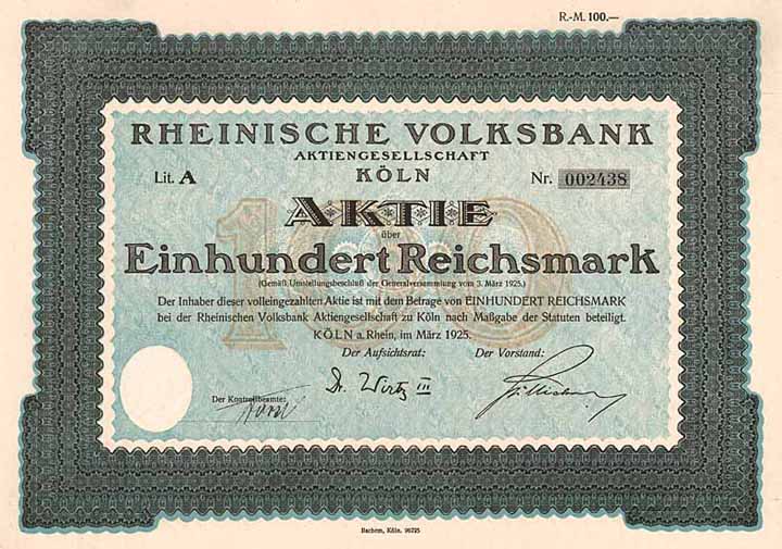 Rheinische Volksbank AG