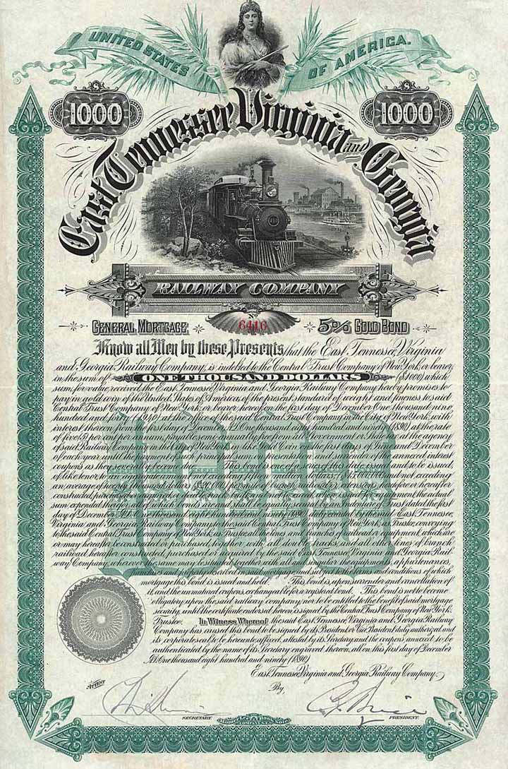 East Tennessee, Virginia & Georgia Railway