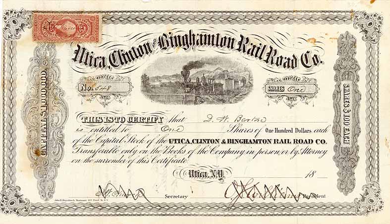 Utica, Clinton & Binghamton Railroad