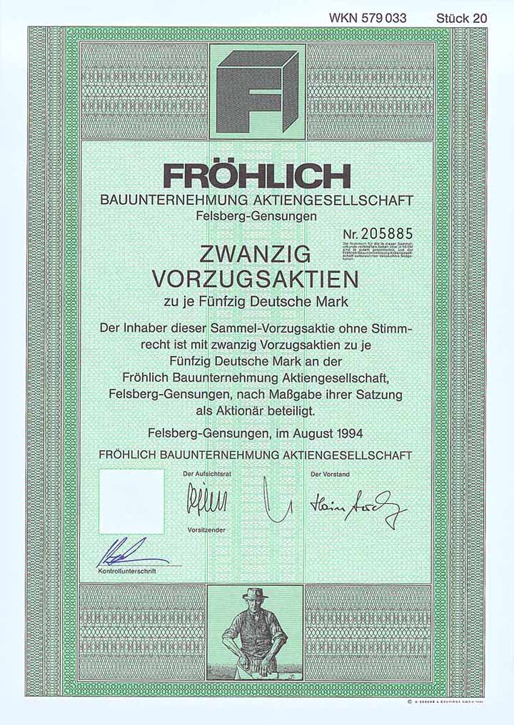 Fröhlich Bauunternehmung AG