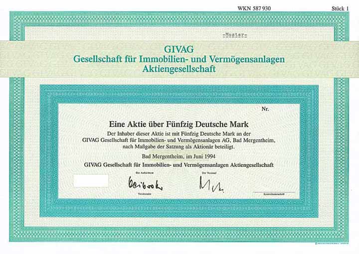 GIVAG Gesellschaft für Immobilien- und Vermögensanlagen AG